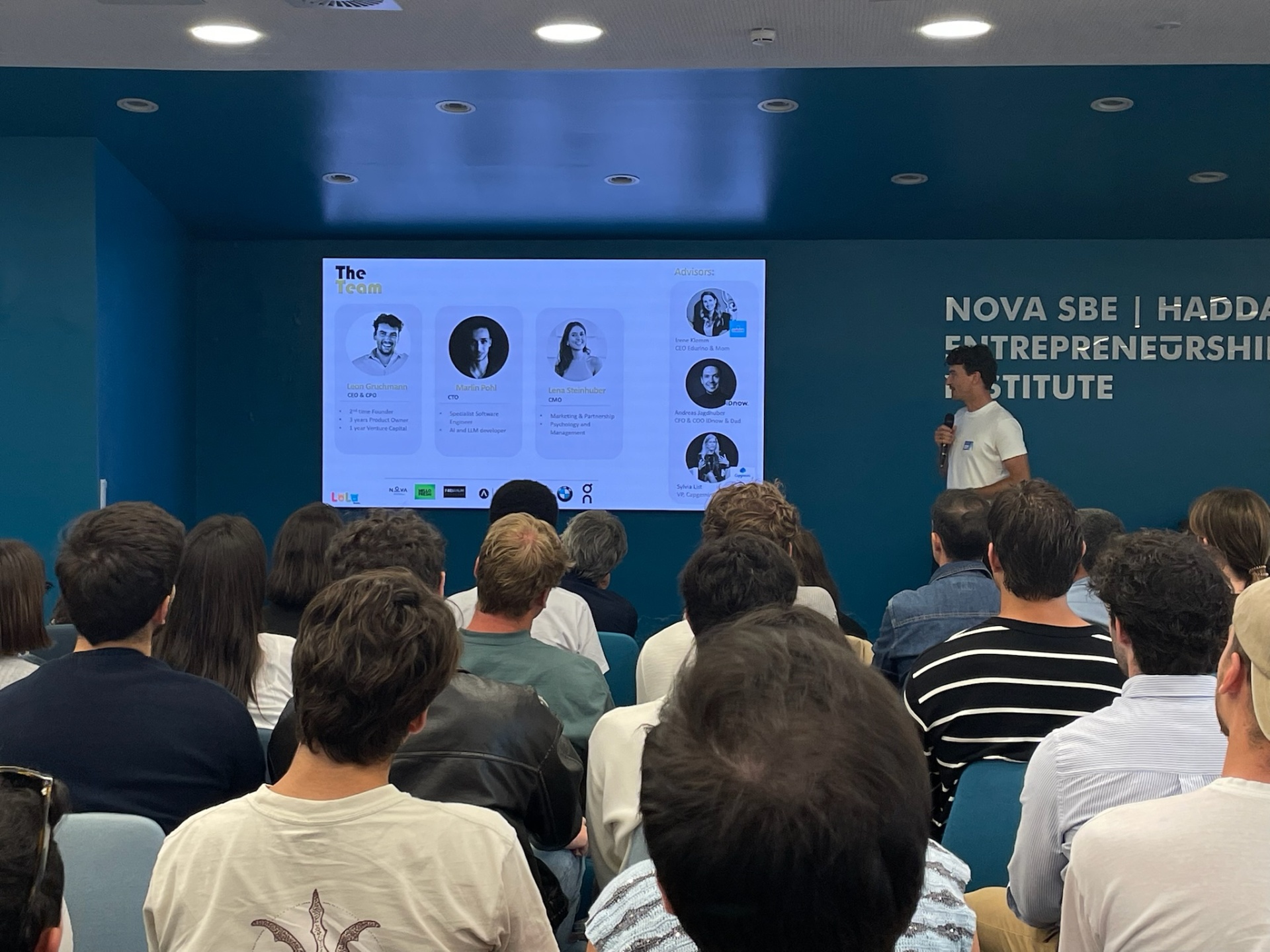 Pitch night at the Nova SBE Haddad Entrepreneurship Institute
